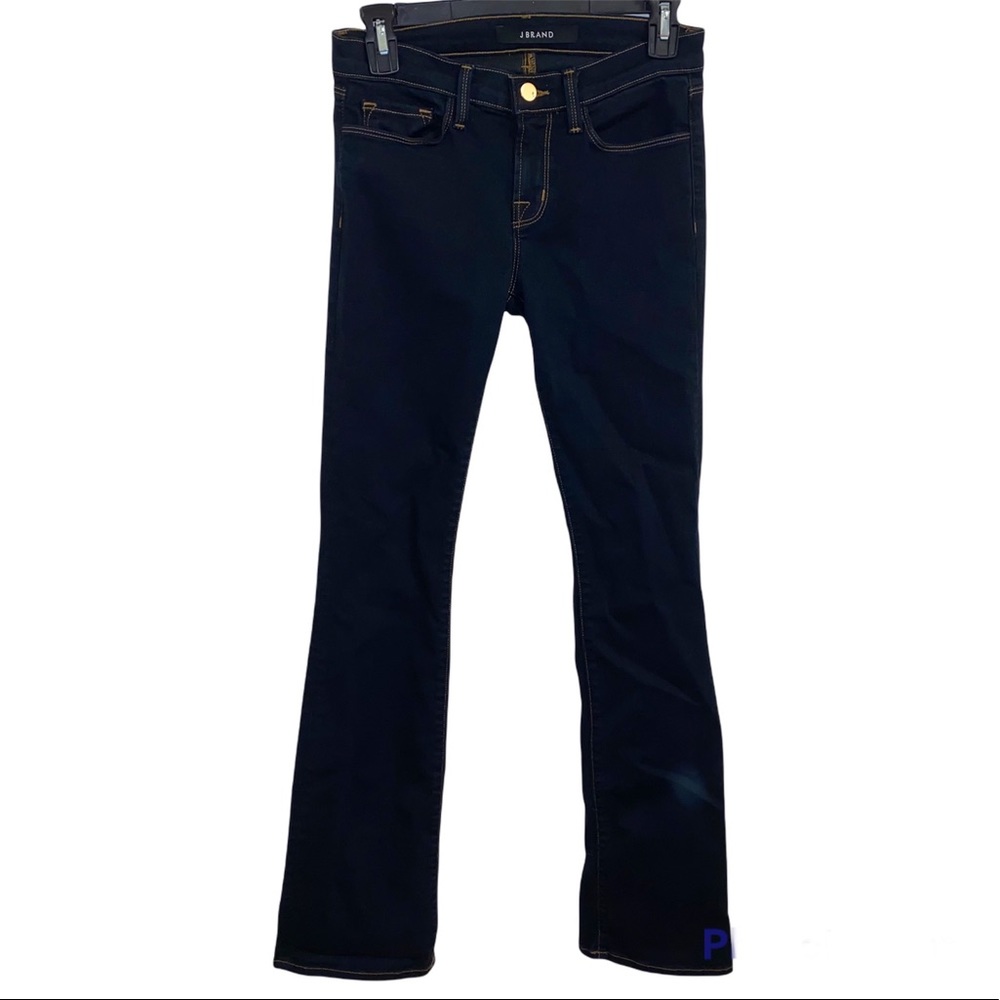 J Brand Brooke Mid-Rise Skinny Jeans Aura Dark Wash size 26